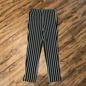 Striped ankle length pant